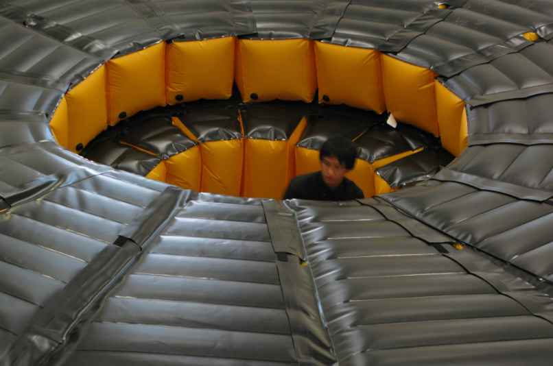 Stolpskydd dragkedja